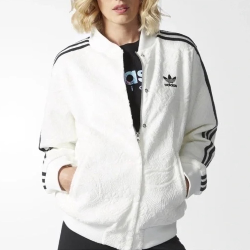 ADIDAS Lace white jacket size S